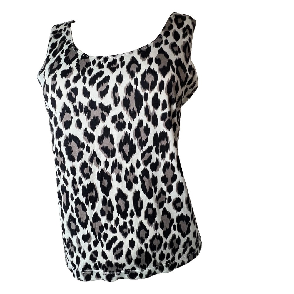CHICO'S Women's Cheetah Print Tank Top Size  Medium
